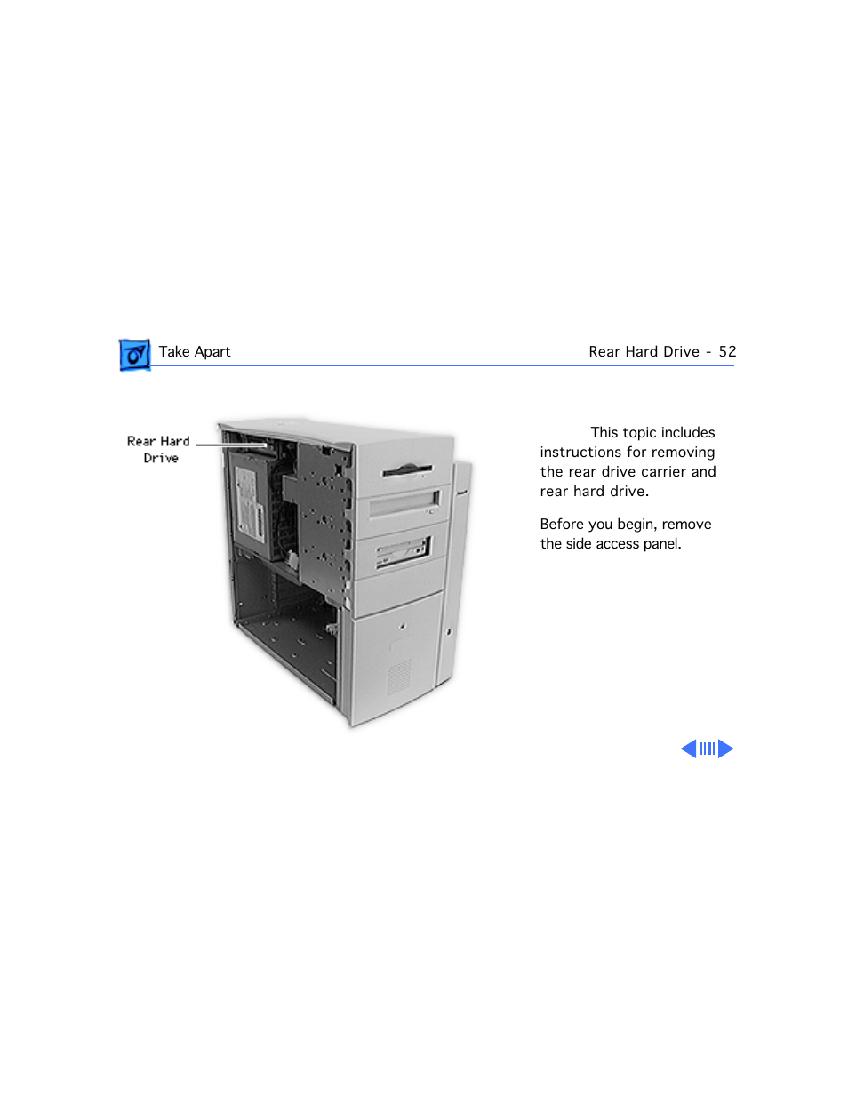Rear hard drive | Apple Mac 8600 User Manual | Page 150 / 237
