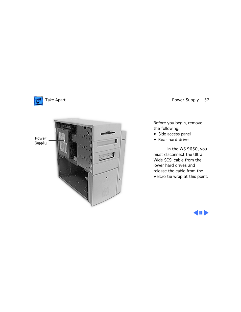 Power supply | Apple Mac 8600 User Manual | Page 155 / 237