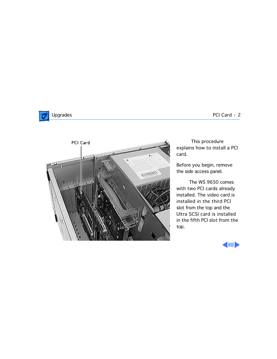 Pci card | Apple Mac 8600 User Manual | Page 225 / 237