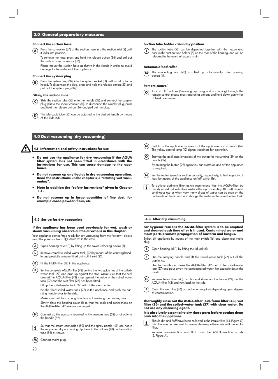Thomas Syntho Aquafilter User Manual | Page 20 / 40