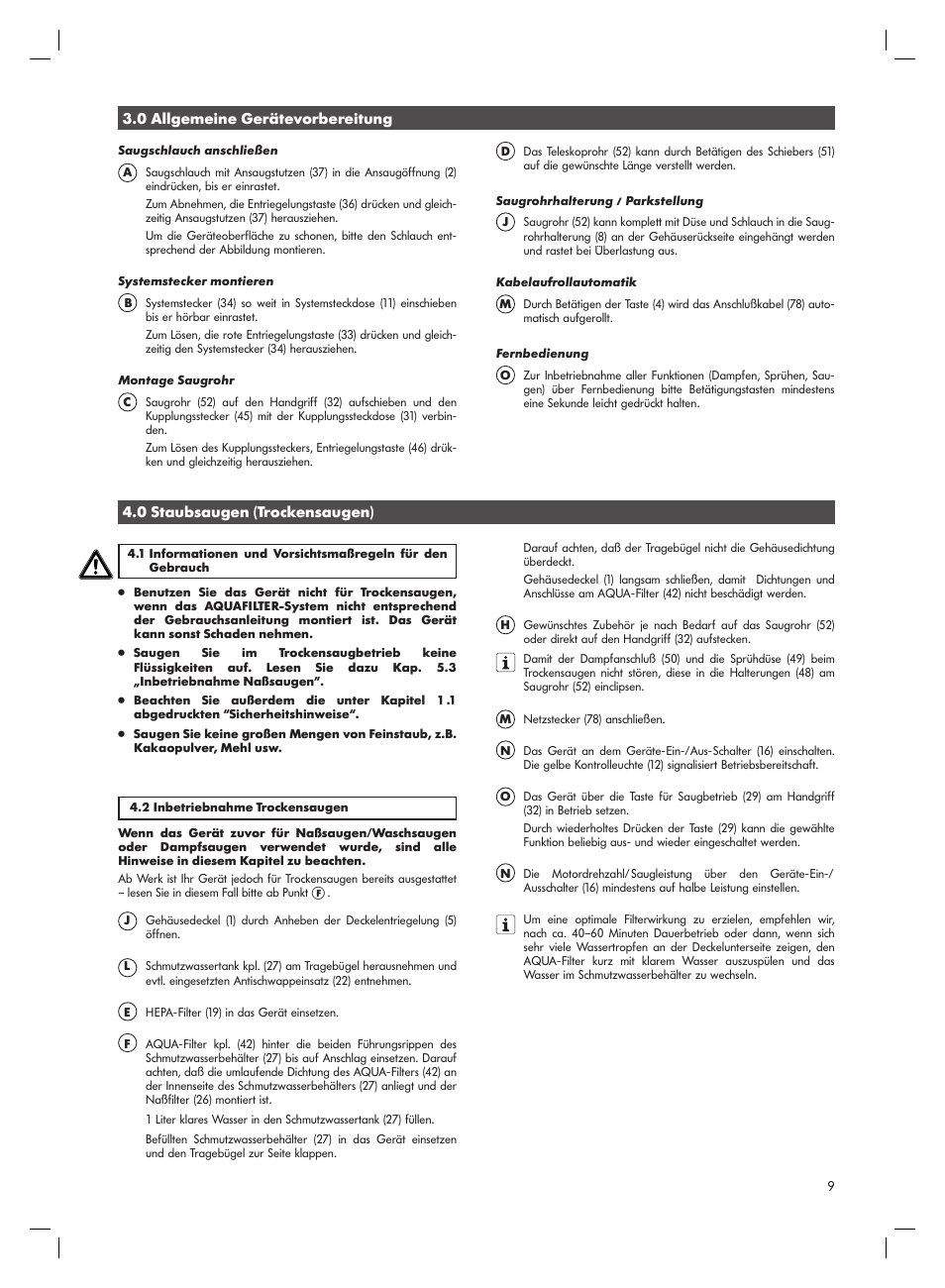 Thomas Syntho Aquafilter User Manual | Page 9 / 40