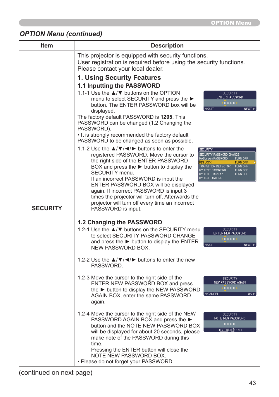 Hitachi CPX3 User Manual | Page 43 / 61