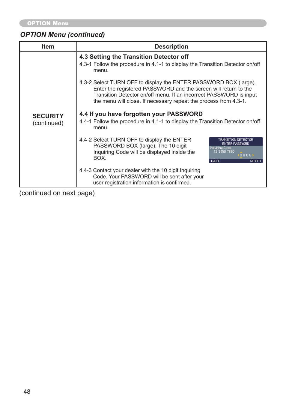 Hitachi CPX3 User Manual | Page 48 / 61