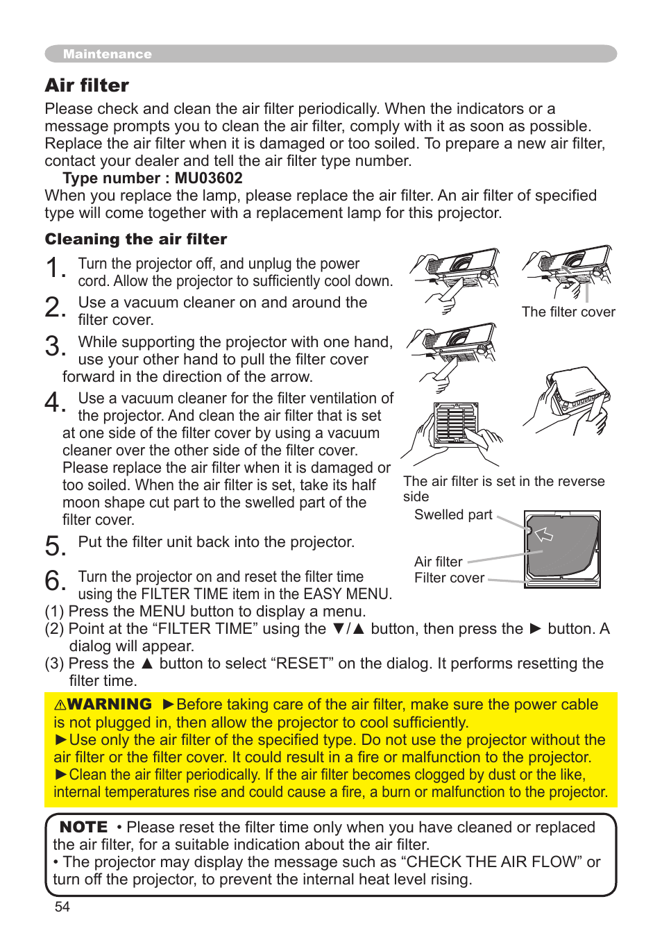 Hitachi CPX3 User Manual | Page 54 / 61