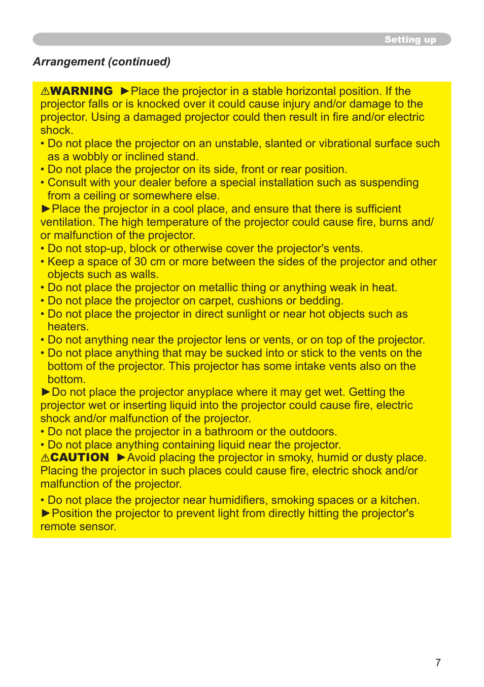 Hitachi CPX3 User Manual | Page 7 / 61