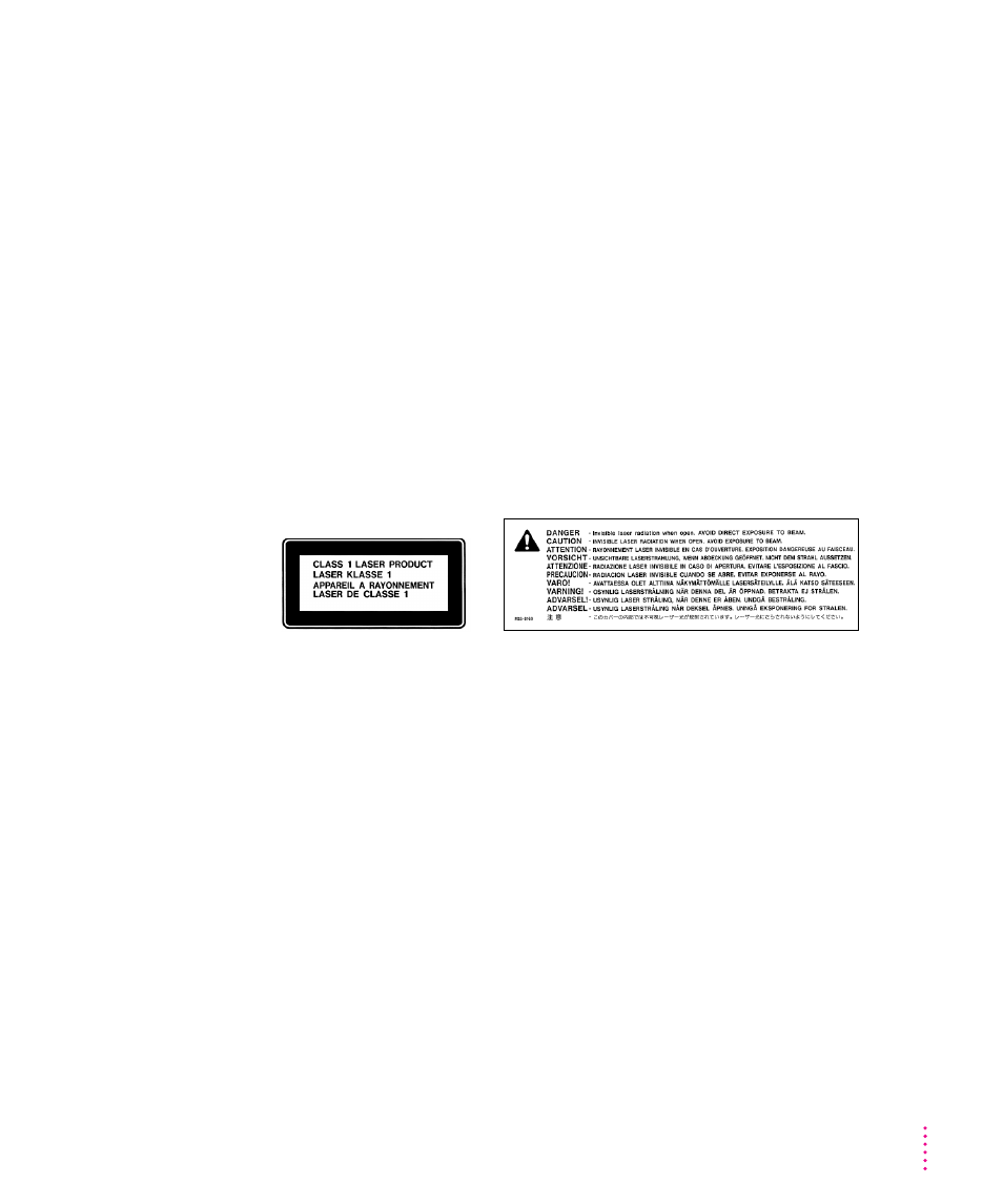 Laser information xvii, Laser information | Apple LaserWriter 12/640 PS User Manual | Page 17 / 403