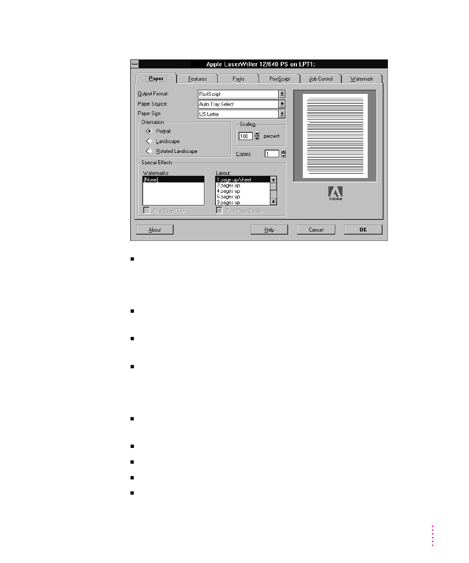 Apple LaserWriter 12/640 PS User Manual | Page 234 / 403