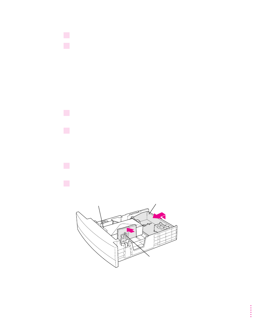 Filling the optional envelope cassette 271, Filling the optional envelope cassette | Apple LaserWriter 12/640 PS User Manual | Page 296 / 403