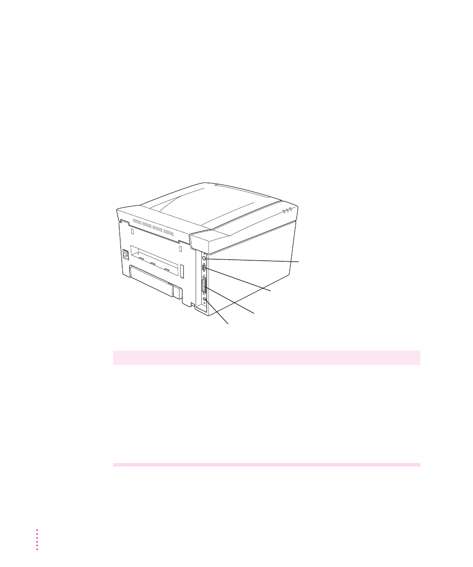 Connecting the printer 16, Connecting the printer | Apple LaserWriter 12/640 PS User Manual | Page 41 / 403
