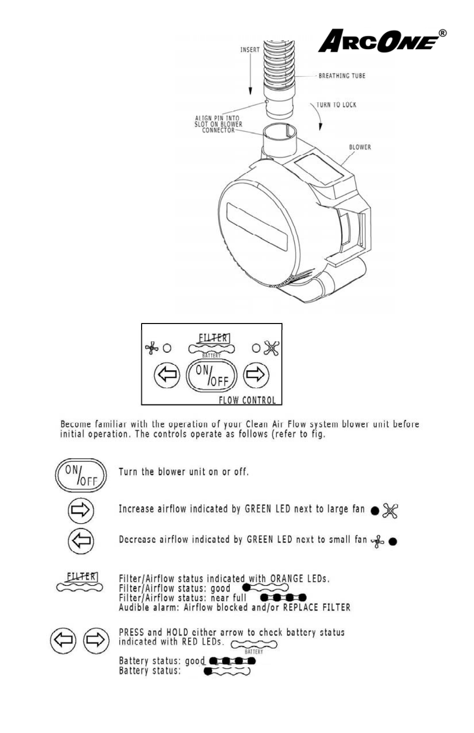3 blower | ArcOne Clean Air Flow User Manual | Page 12 / 36