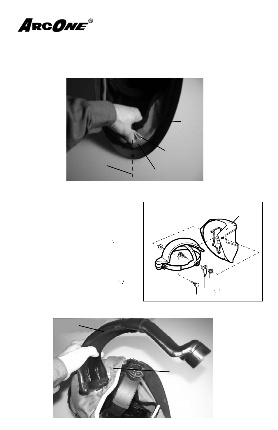 Figure 16, Figure 17 figure 18, Attach the headgear to the helmet | ArcOne Clean Air Flow User Manual | Page 22 / 36