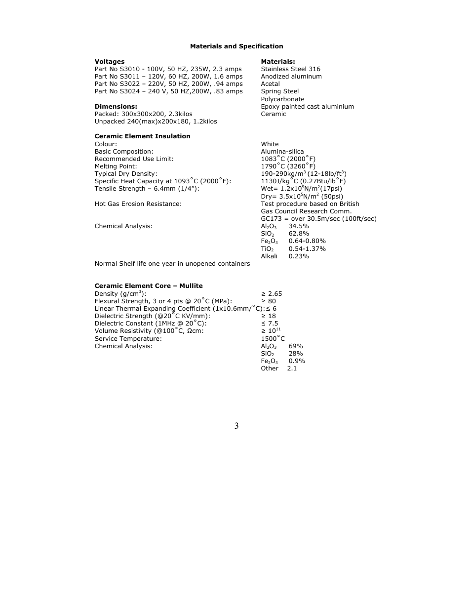 Argos Nova Microcinerator User Manual | Page 3 / 16