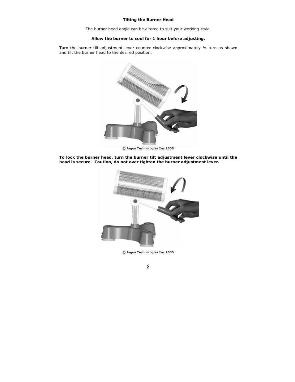 Argos Nova Microcinerator User Manual | Page 8 / 16