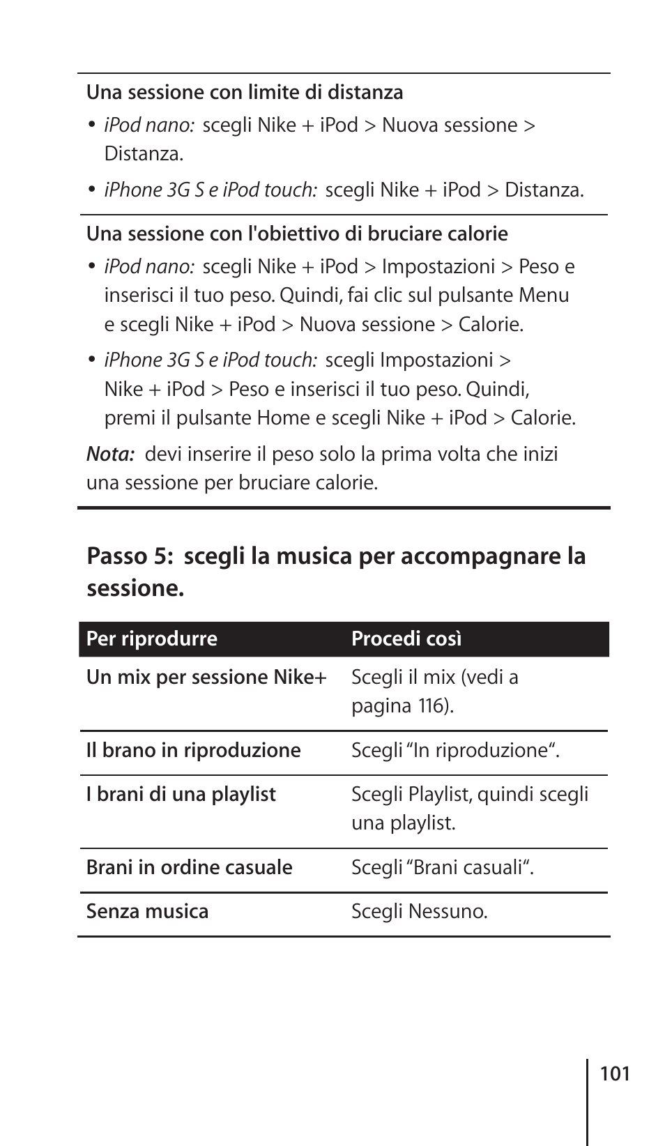 Apple Nike + iPod Sensor User Manual | Page 101 / 132