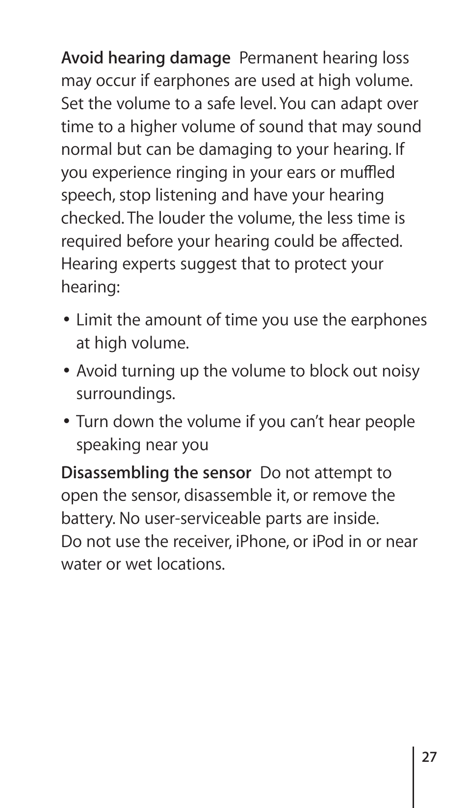Apple Nike + iPod Sensor User Manual | Page 27 / 132