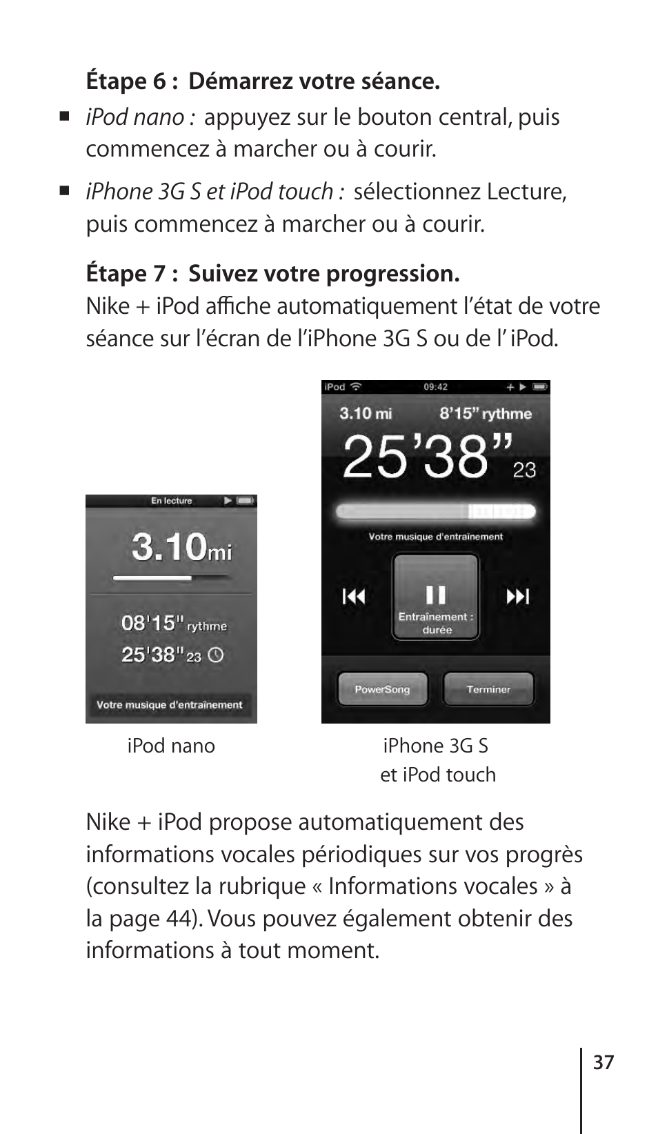 Apple Nike + iPod Sensor User Manual | Page 37 / 132