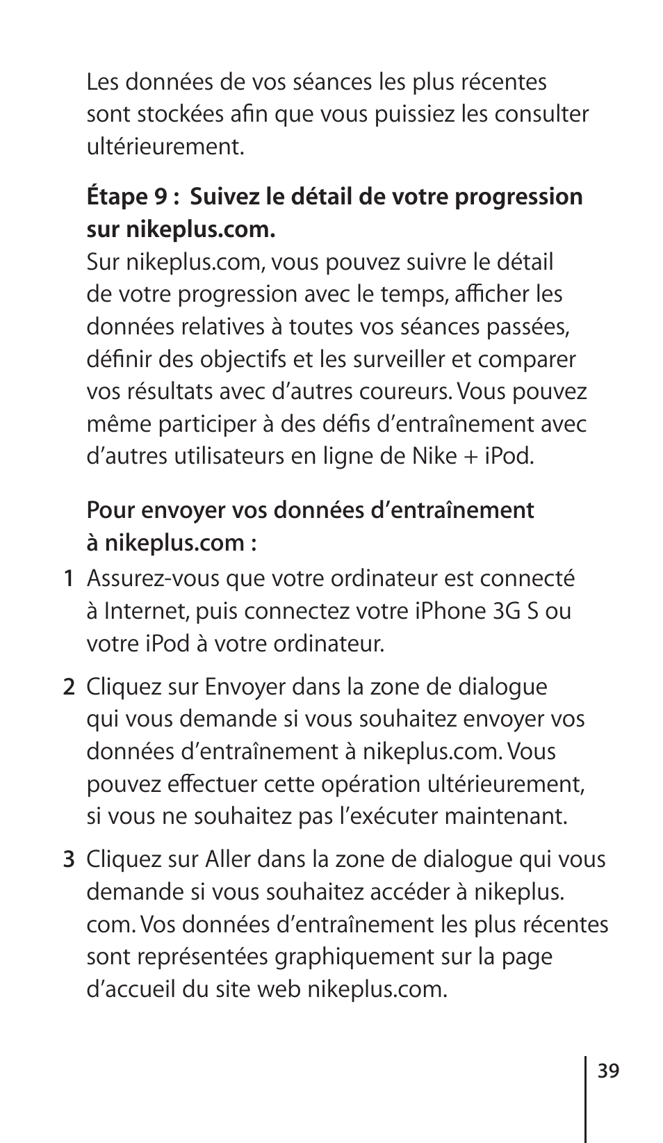 Apple Nike + iPod Sensor User Manual | Page 39 / 132