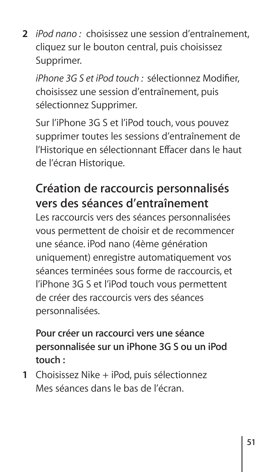Linking to another sensor, Jumelage avec un autre capteur | Apple Nike + iPod Sensor User Manual | Page 51 / 132