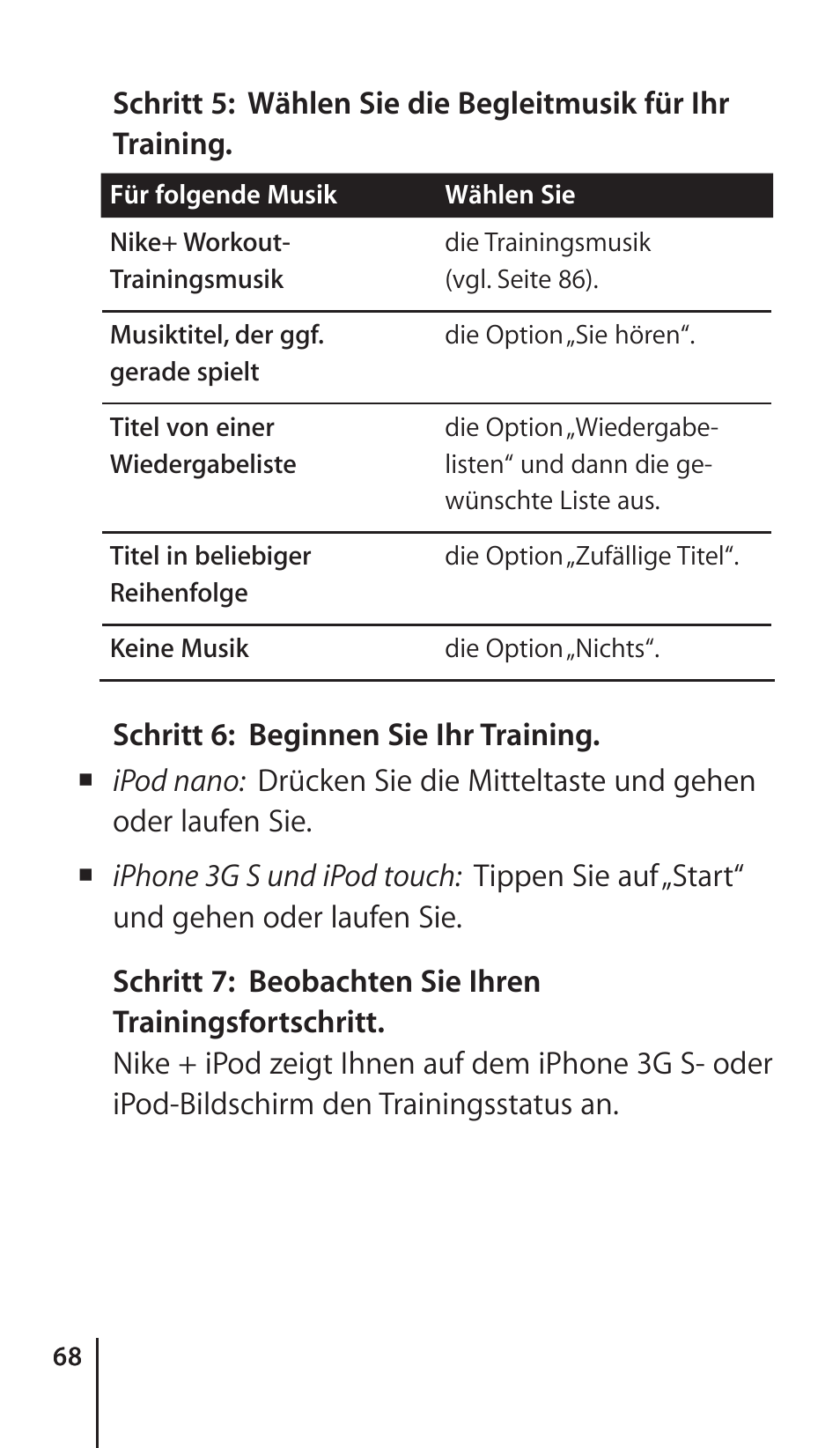 Apple Nike + iPod Sensor User Manual | Page 68 / 132
