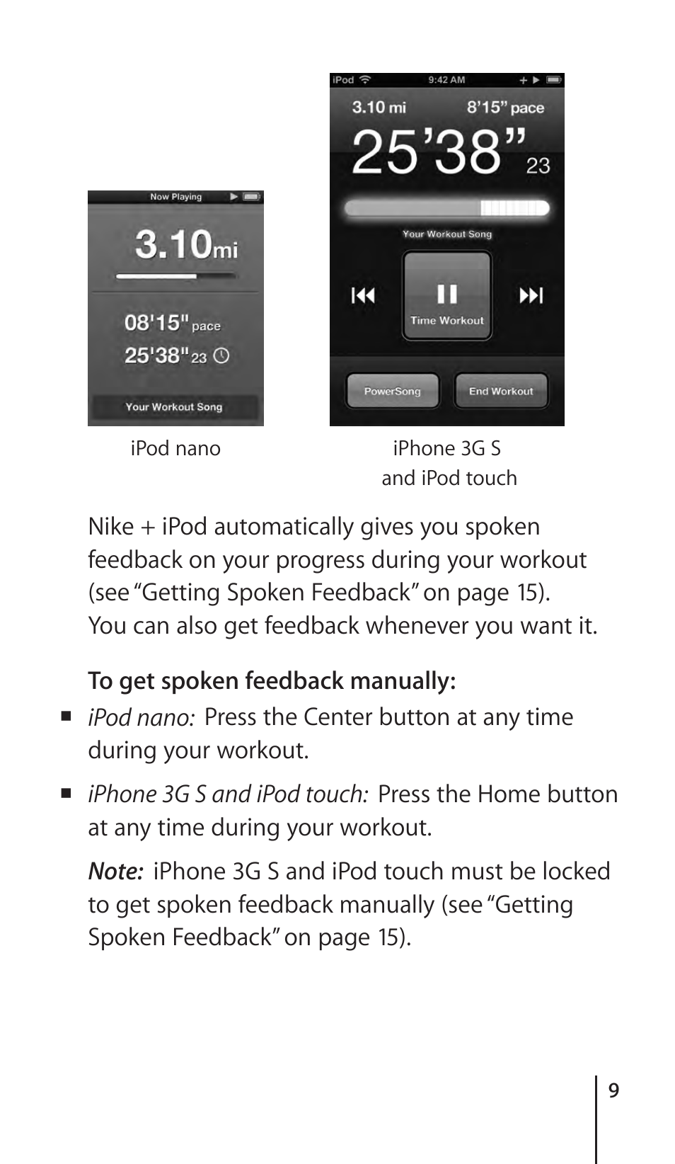 Apple Nike + iPod Sensor User Manual | Page 9 / 132