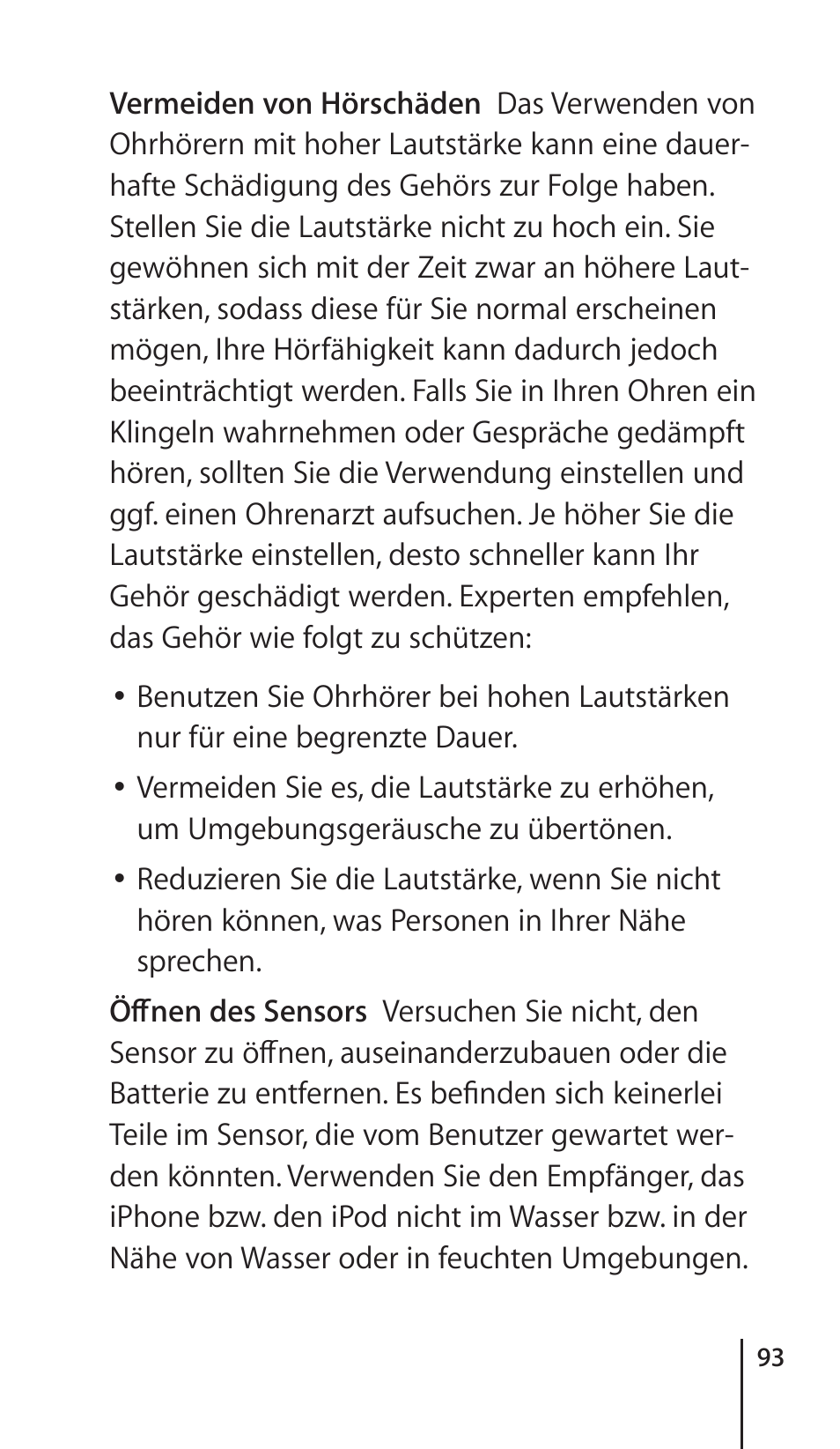 Apple Nike + iPod Sensor User Manual | Page 93 / 132