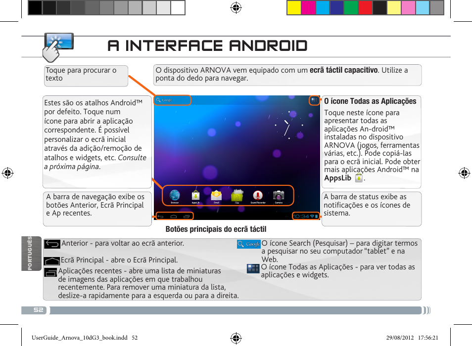 A interface android | ARNOVA 10d G3 User Manual | Page 52 / 66