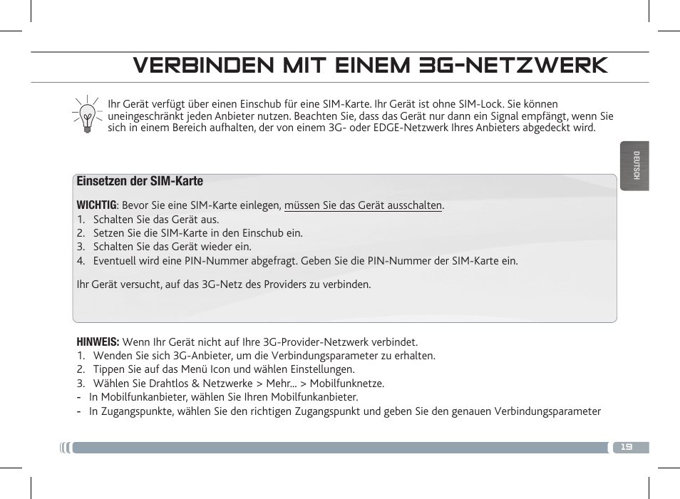 ARNOVA 7c G3 User Manual | Page 19 / 58