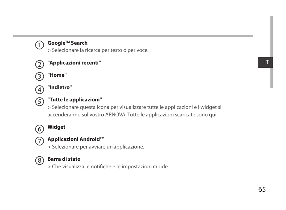 ARNOVA 7i G3 User Manual | Page 65 / 114