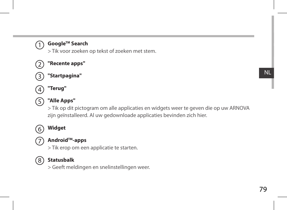 ARNOVA 7i G3 User Manual | Page 79 / 114