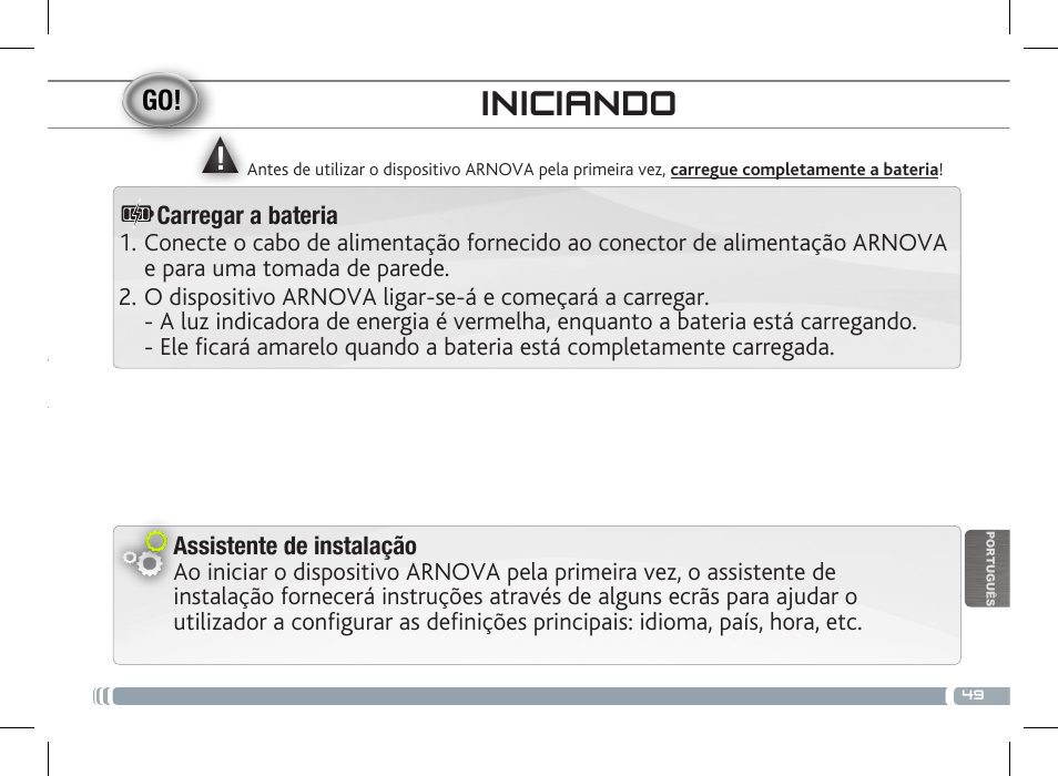 Uw product registreren iniciando | ARNOVA 8c G3 User Manual | Page 49 / 58