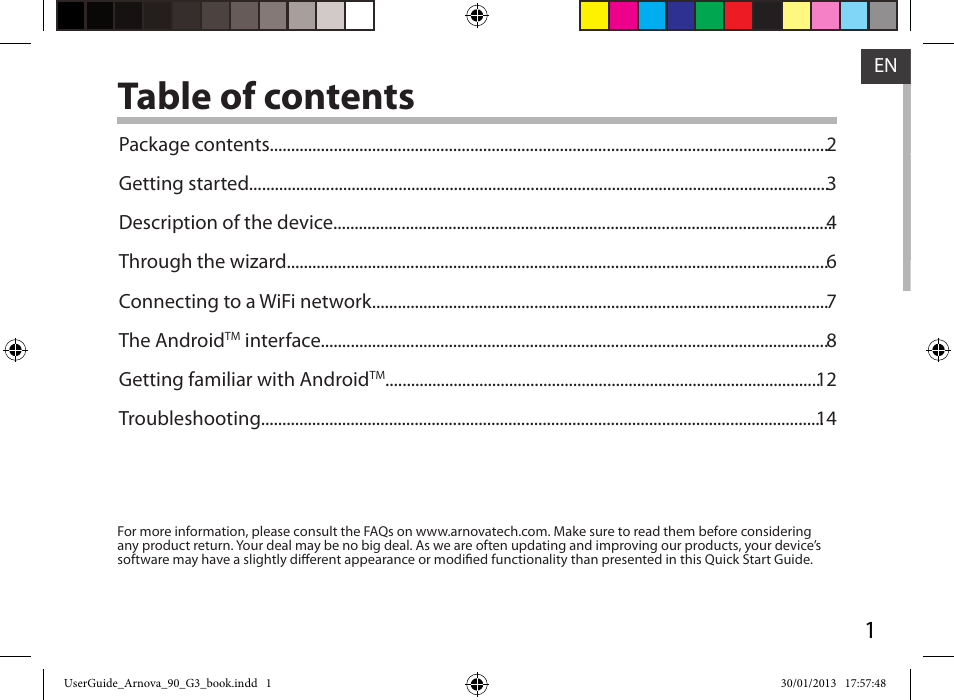 ARNOVA 90 G3 User Manual | 114 pages