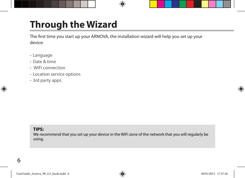 Through the wizard | ARNOVA 90 G3 User Manual | Page 6 / 114