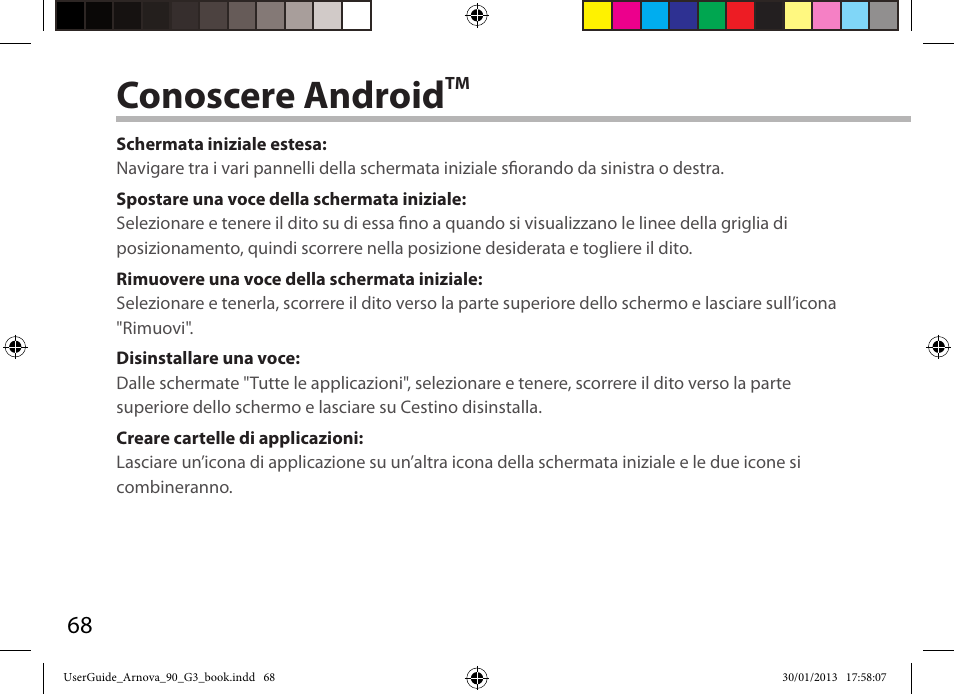 Conoscere android | ARNOVA 90 G3 User Manual | Page 68 / 114