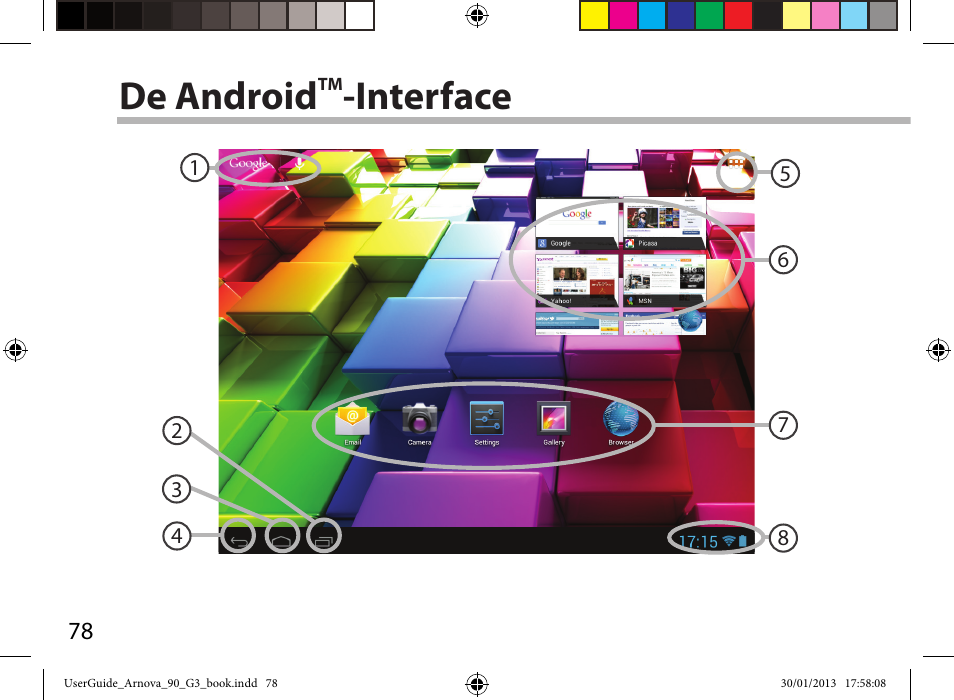 De android, Interface | ARNOVA 90 G3 User Manual | Page 78 / 114