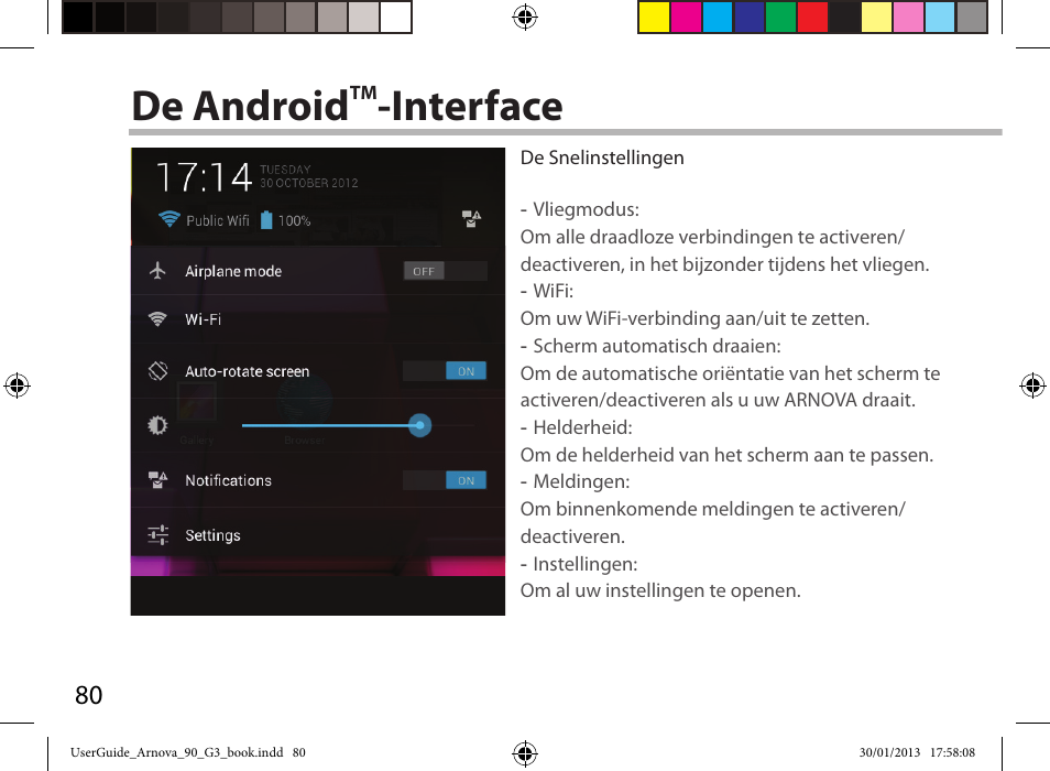 De android, Interface | ARNOVA 90 G3 User Manual | Page 80 / 114