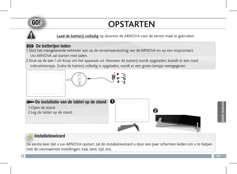 Serve aiuto? opstarten | ARNOVA FamilyPad User Manual | Page 41 / 66