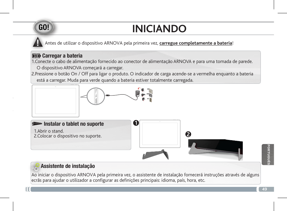 Iniciando | ARNOVA FamilyPad User Manual | Page 49 / 66