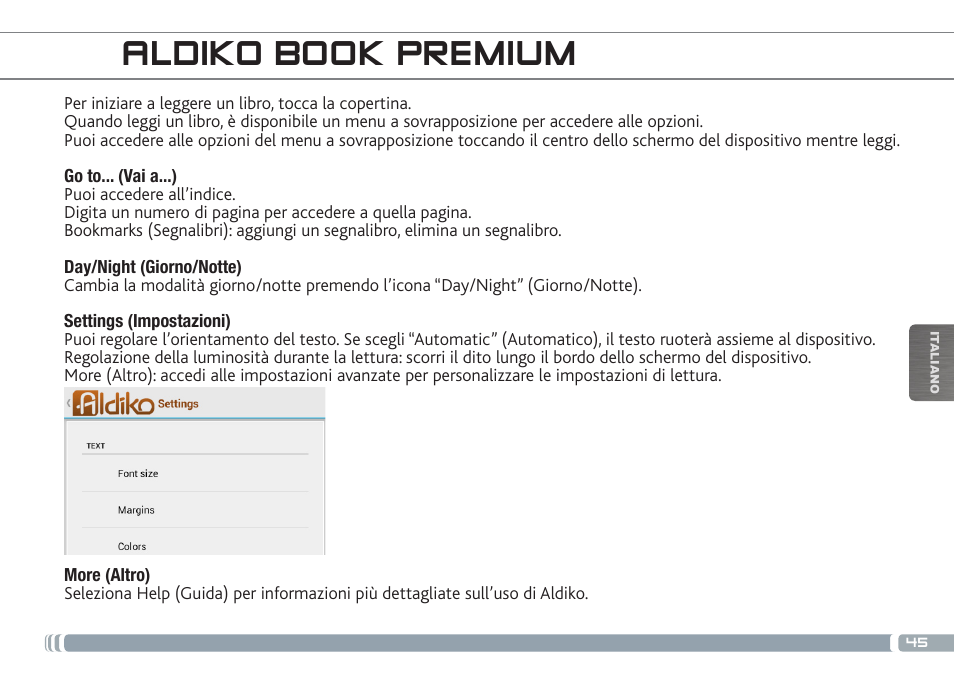 Aldiko book premium | ARNOVA GBOOK User Manual | Page 45 / 82