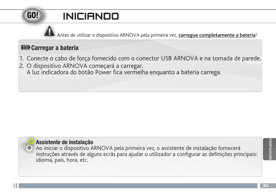 Iniciando | ARNOVA GBOOK User Manual | Page 61 / 82