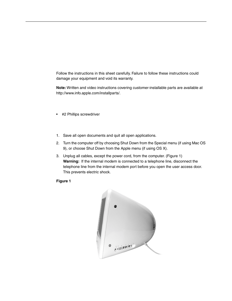 Apple eMac ATI Graphics (Memory Replacement) User Manual | 8 pages