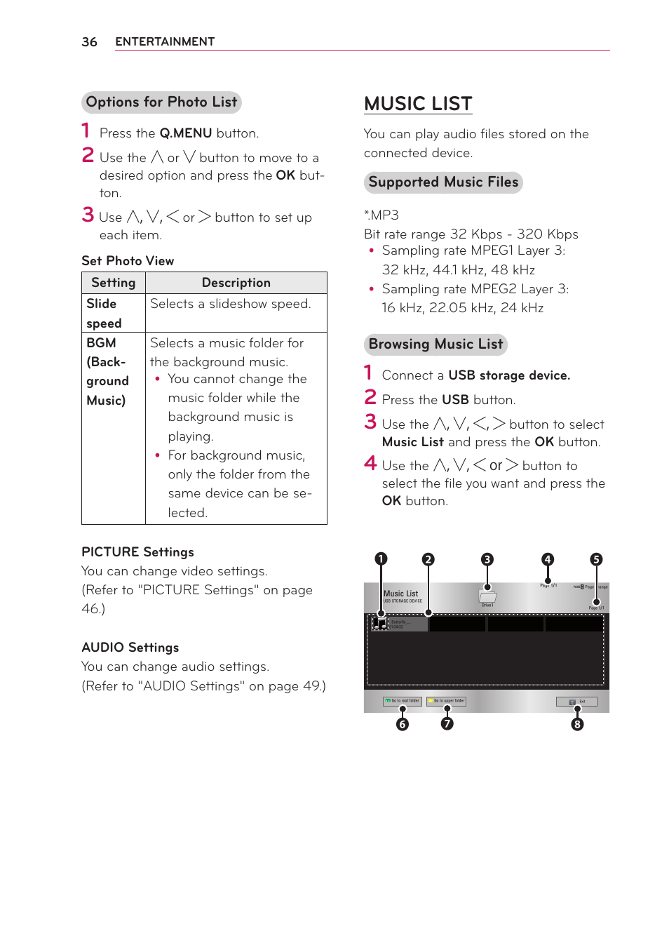 Music list | Artograph LED 500 Owners Manual User Manual | Page 36 / 61