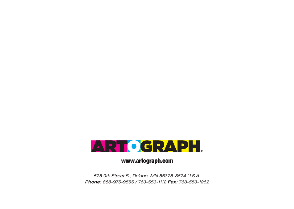 Artograph LED 200 Owners Manual User Manual | Page 60 / 60