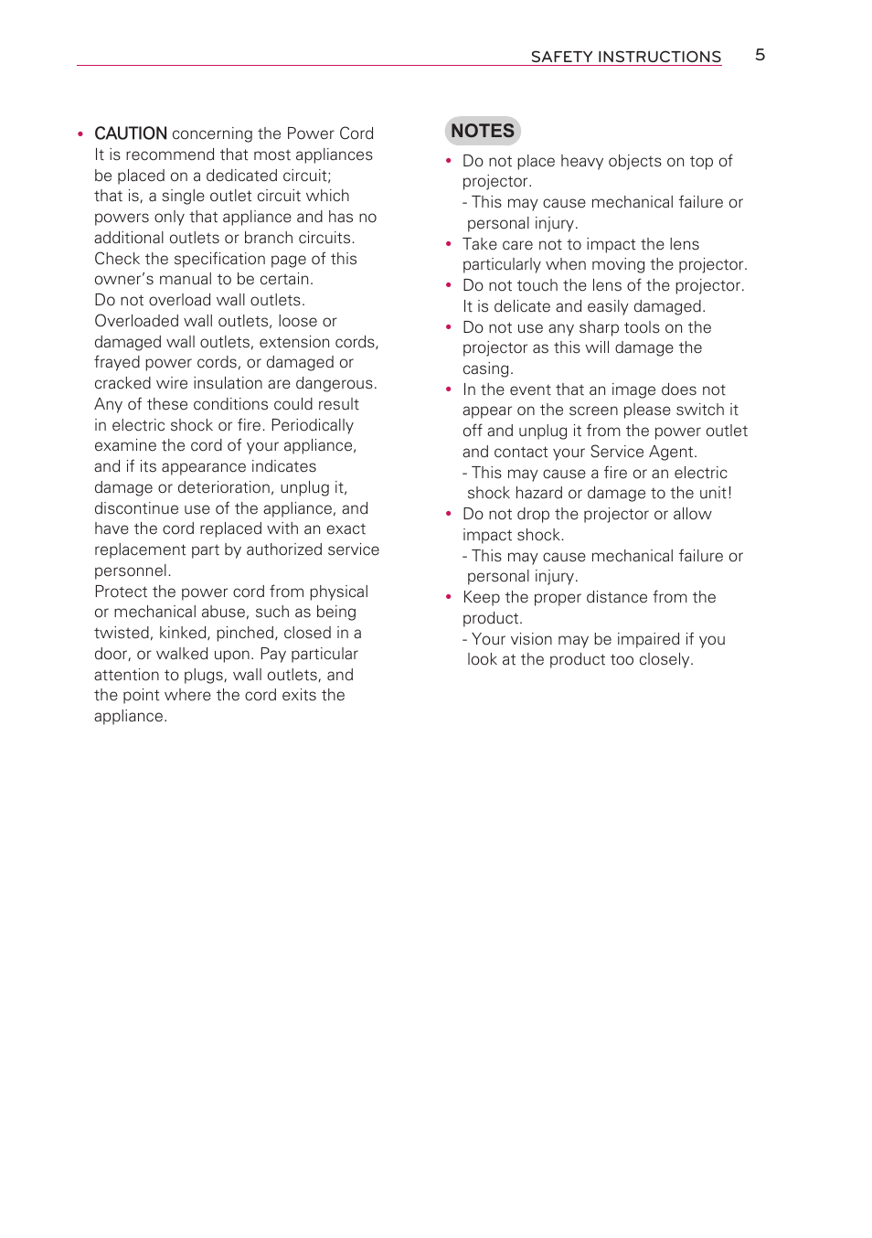 Artograph LED 300 Owners Manual User Manual | Page 5 / 51