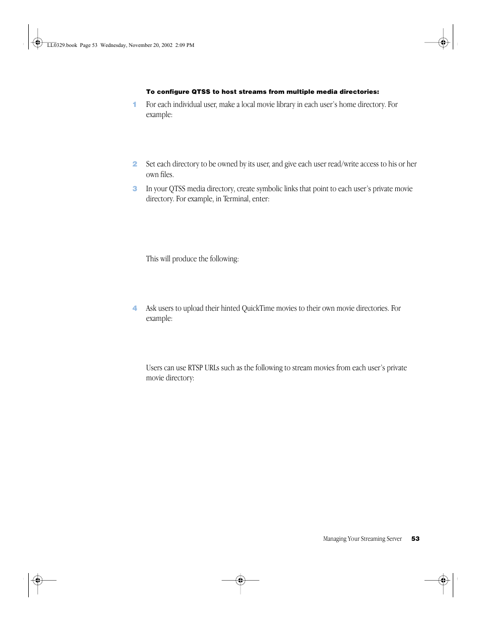 Apple QuickTime Streaming Server (Administrator’s Guide) User Manual | Page 53 / 86