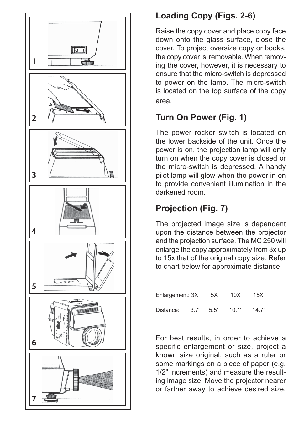 Artograph MC250 User Manual | Page 3 / 6
