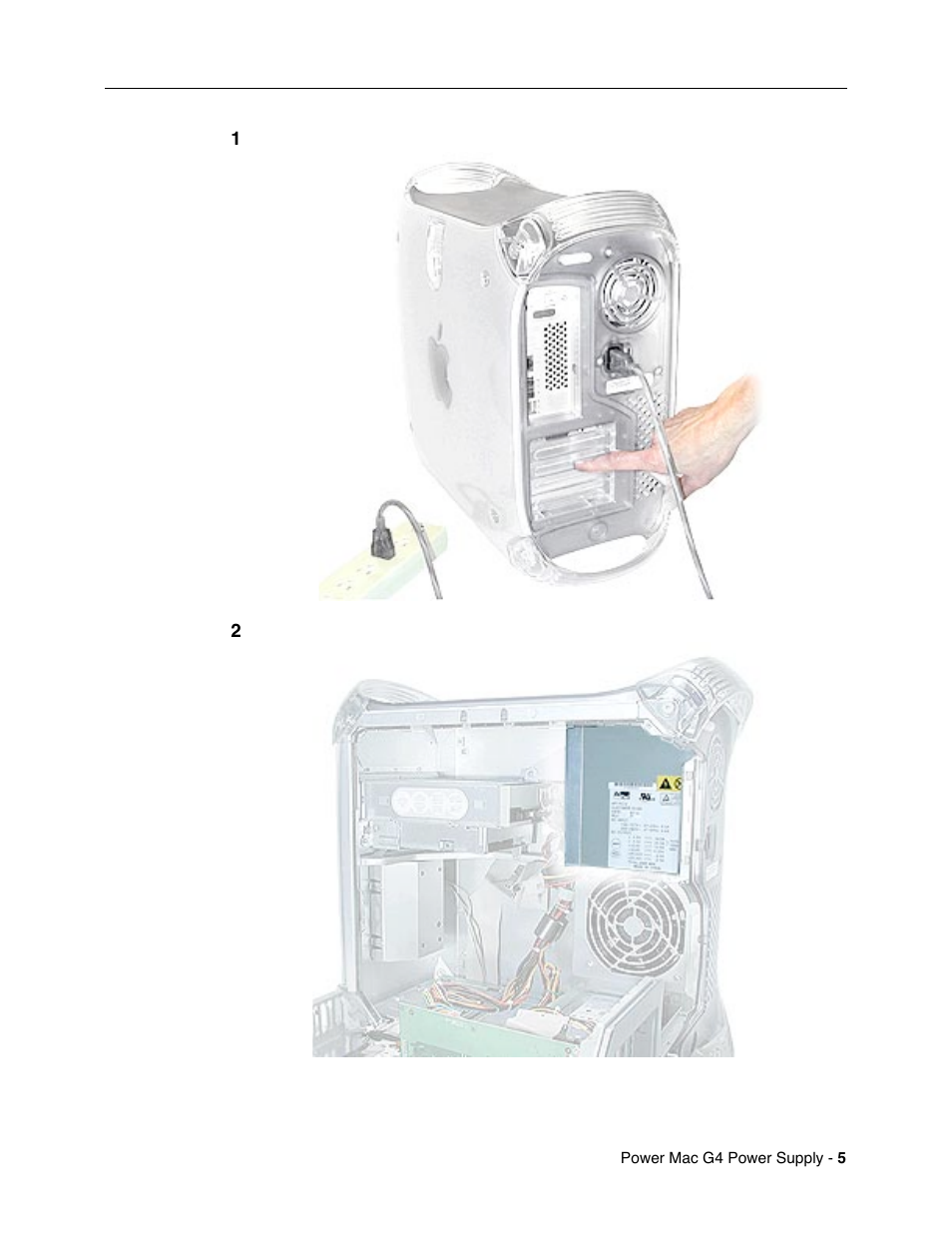 Apple Mac G4 (Power Supply Replacement) User Manual | Page 5 / 11