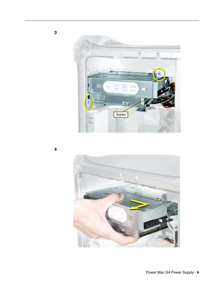 Apple Mac G4 (Power Supply Replacement) User Manual | Page 6 / 11