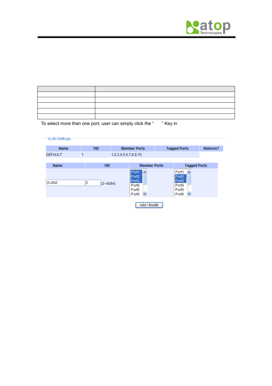 12 port security, 1 static port security, 5 example of using 802.1q vlan | Atop Technology EH7510 User manual User Manual | Page 64 / 120