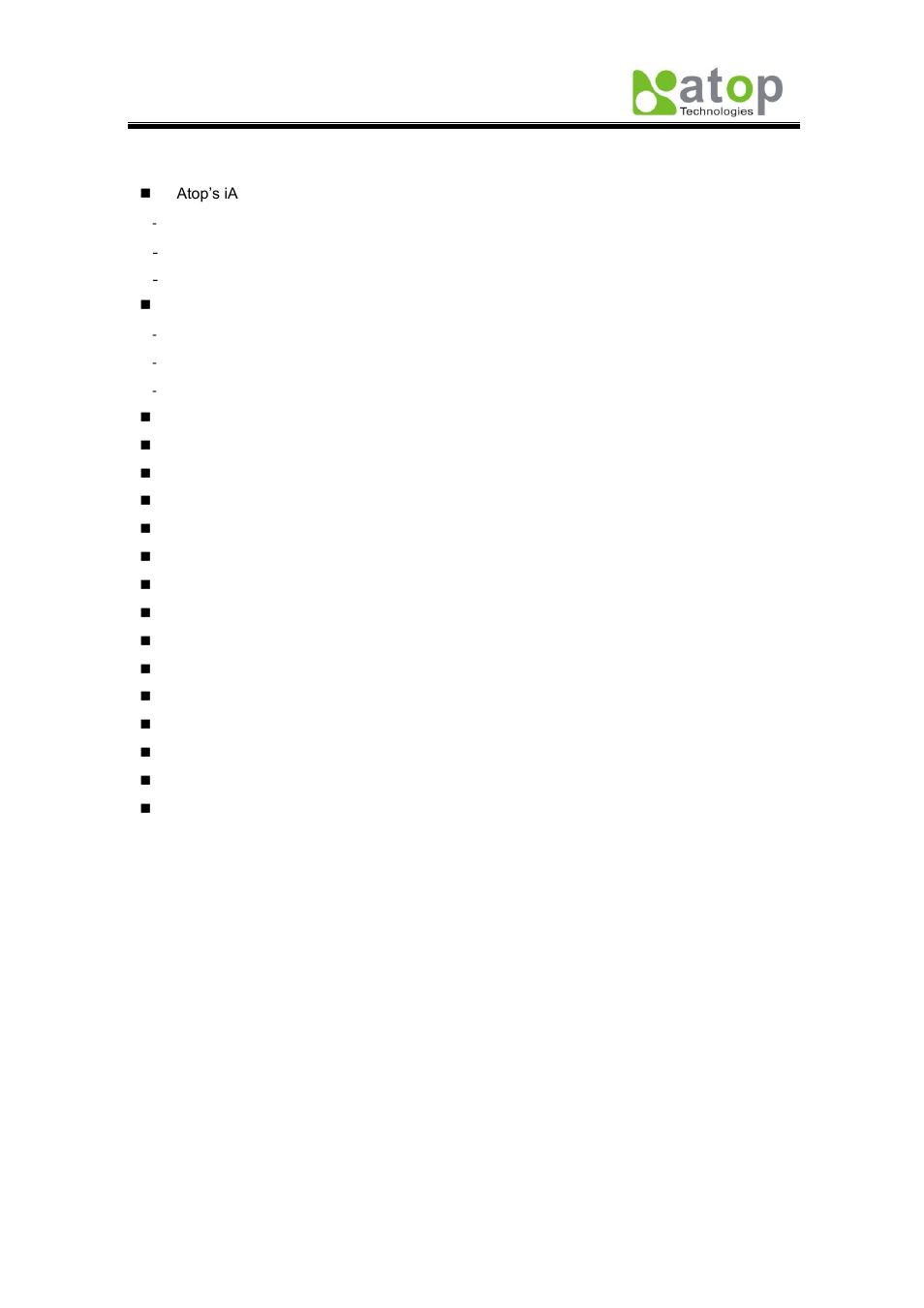 3 hardware features, 2 software features | Atop Technology EH7510 User manual User Manual | Page 9 / 120