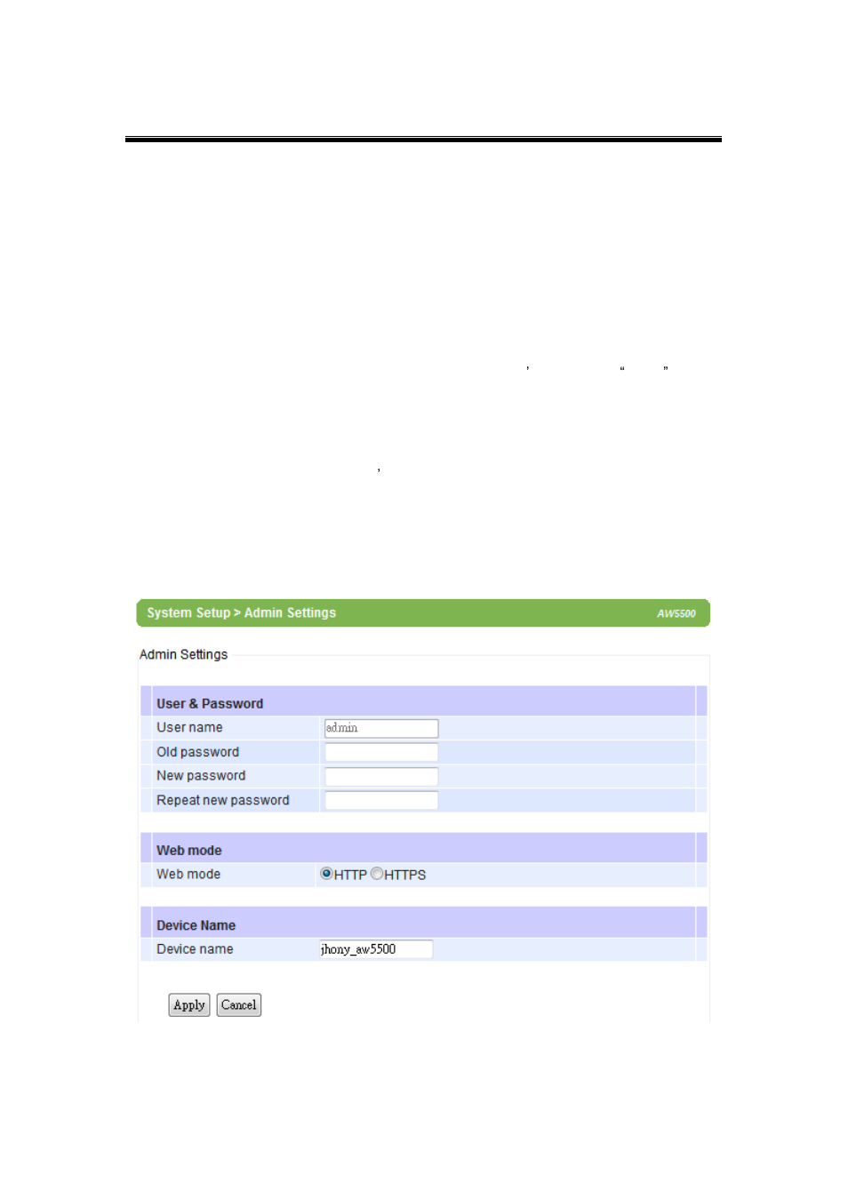 11 system setup, 1 admin settings, System setup | Admin settings | Atop Technology AW5500 User manual User Manual | Page 62 / 104